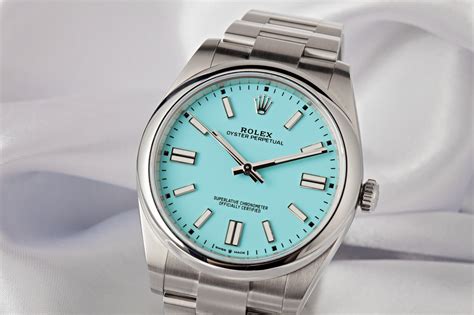 rolex blue dial replacement|rolex with tiffany blue dial.